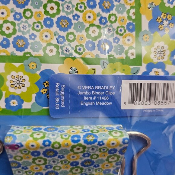 Vera Bradley Binder Clips! - Picture 5 of 6